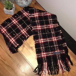 Authentic Burberry Plaid Wool Scarf